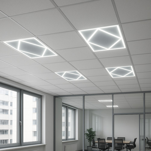 Diamond 600x600 led - diamond, ceiling