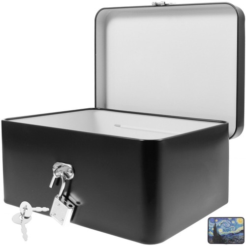 Storage tin with lock - ,