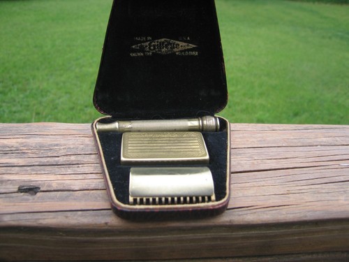 Gillette 1920 old - old, gold