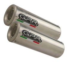 Ducati 998 R-FE 2001-04 GPR M3 Titanium Natural Pair Homologated slip-on exhaust
