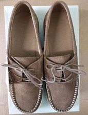 Womens brown suede moccasin - brown,