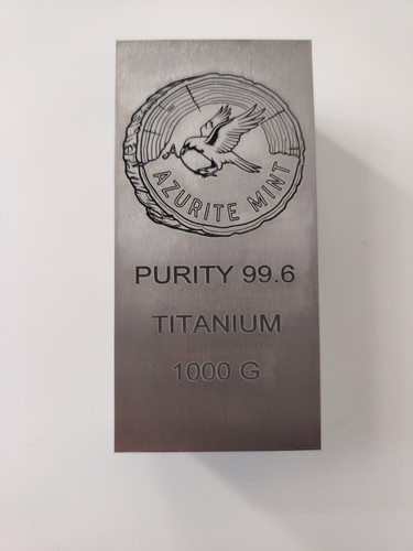 1kg pure titanium - 1kg, bullion