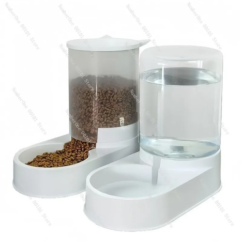 2packs automatic cat feeder - cat,
