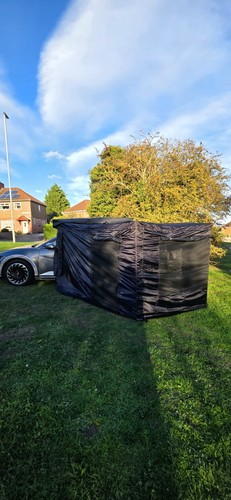 Car side awning room black - room,