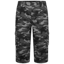 Mens 3/4 Shorts Elasticated