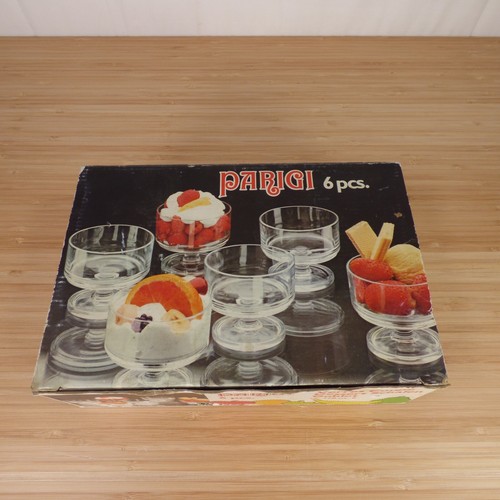 Parigi glass dessert dishes - glass,