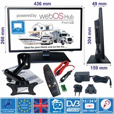 Unispectra® 19" Smart TV (LG webOS) Magic Remote 12V 240V Motorhome Truck Boat