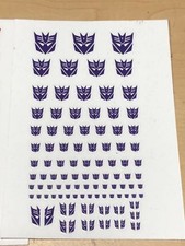 Transformers G1 Decepticons /Autobots 90+ Symbol Sticker Decal for Custom COOL