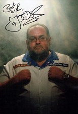 Tony O'SHEA Signed 12x8 Autograph Photo + COA Darts Player BDO Silverback
