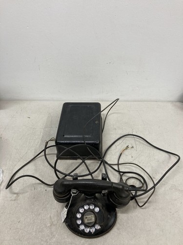 Vintage black table - top, dial