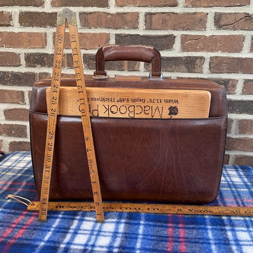 Vintage 1990s brown leather - vintage,