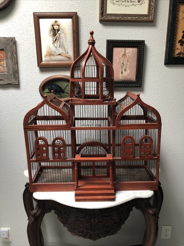 Vintage victorian bird cage - victorian,
