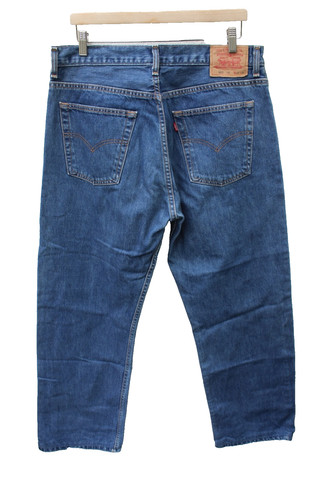 Levi 523 jeans trousers blue - trousers,