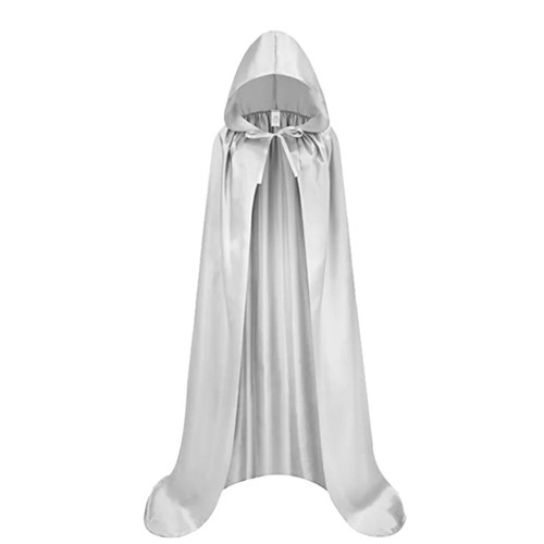 Adult velvet hooded robe cloak - hooded,