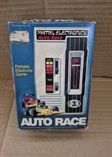 MATTEL AUTO RACE Vintage electronic handheld game WORKS 1976 Rare Boxed