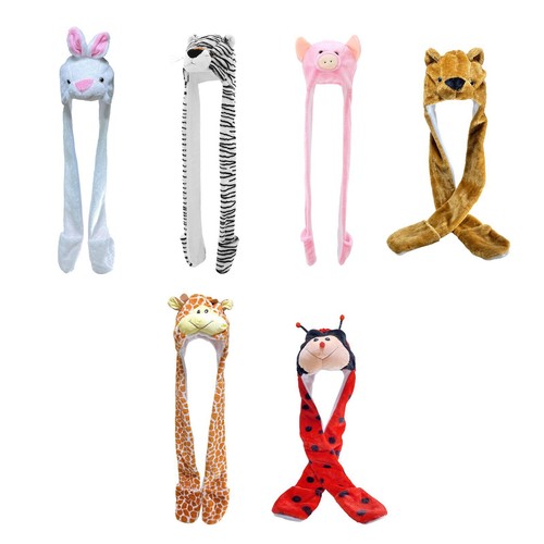 Animal character hat gloves - character,