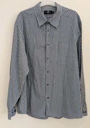 Blue harbour check - blue,