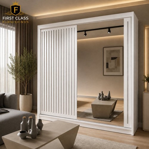 Royal sliding mirror wardrobe - sliding,