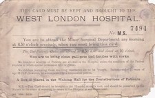 WEST LONDON HOSPITAL Minor