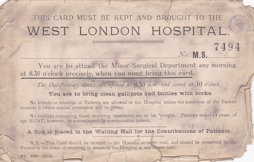 West london hospital - london, minor