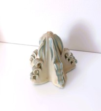 Vintage Hand Carved Cream and