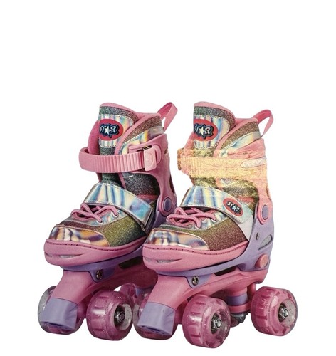 Star kids adjustable - pink, quad