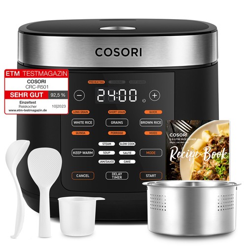 Cosori rice cooker 10 - rice, 5l,