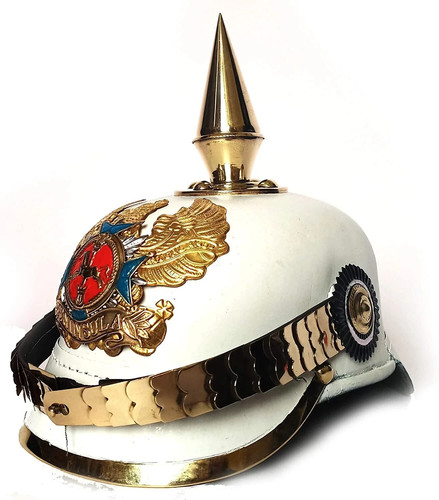 White german pickelhaube - pickelhaube, spike