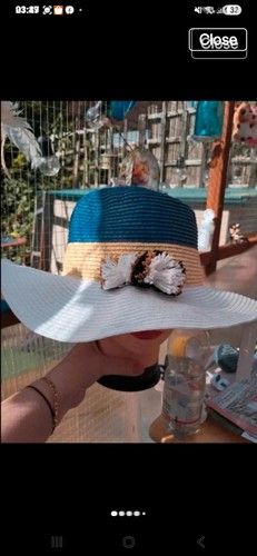 Hortons england straw sun hat - straw,