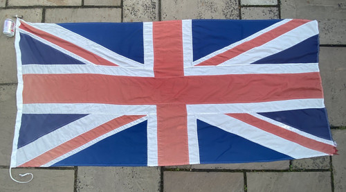 5yd vintage union jack flag - vintage,