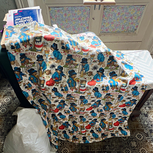 Paddington bear printed - printed, cotton