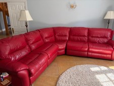 Red Leather Electric recliner
