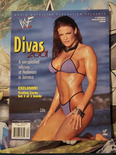 Wwf divas 2001 magazine - magazine, w