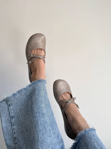 Angulus beige leather shoes - angulus,