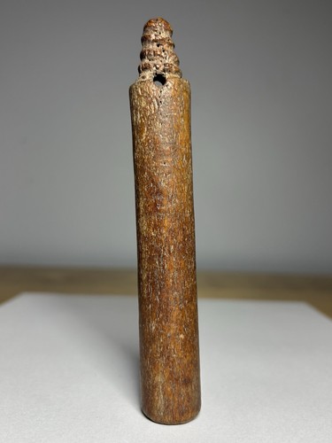 Old antique hand carved bone - hand-carved,