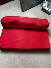 GILDA Z Bed Futon Fold Out Mattress Red Double Size 140cm Length X 116cm Width