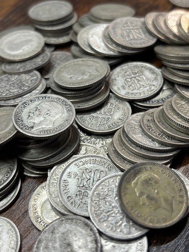Grams pre 1947 sixpence - pre,