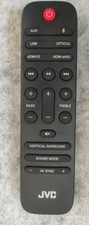 JVC Remote Control For RM-STHD532 Soundbar. Genuine Original. Working