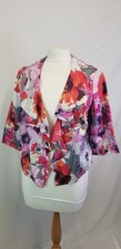 Alexon Garden Party colourful Wrap Jacket/Bolero Evening/Weddings Size 18 BNWT