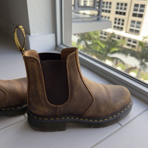 Martens chelsea boots brown - martens,