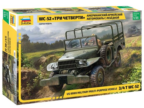 Zvezda 3664 wwii dodge - us,