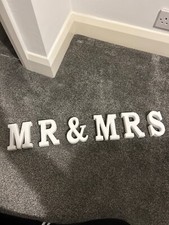 Wedding letters Mr & Mrs