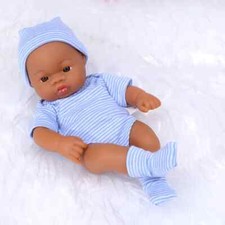 20cm Black Reborn African Baby