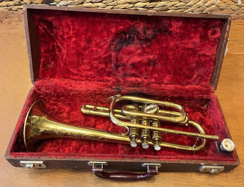 Vintage cornet brass star - cornet, de