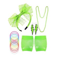 Women 80s neon party - 80s,