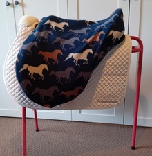 Navy Horses Childs Fleece