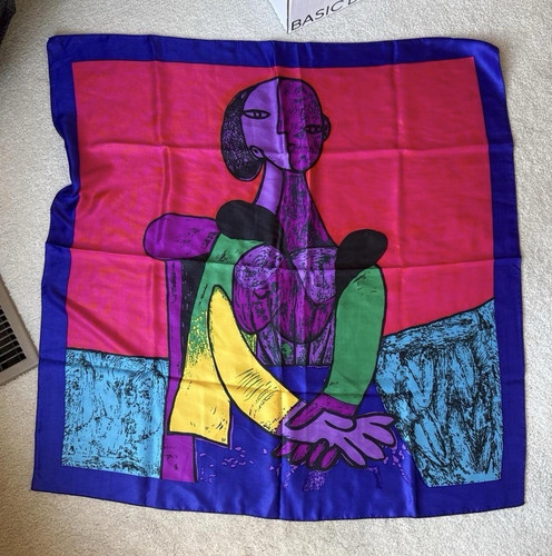 Vintage 100 silk picasso - vintage, 100%