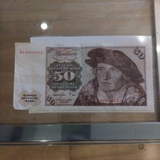 Germany: 50 Deutsche mark banknote from 1977