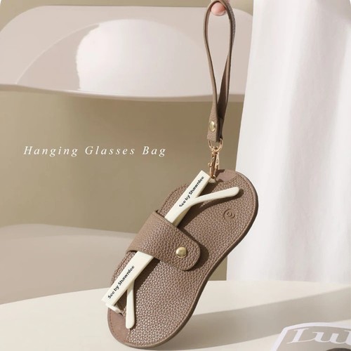 Soft leather glasses pouch - leather, |
