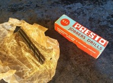 PRESTO HSS JOBBER  DRILLS QTY x 2 - 7"/32 Unsused Vintage Boxed